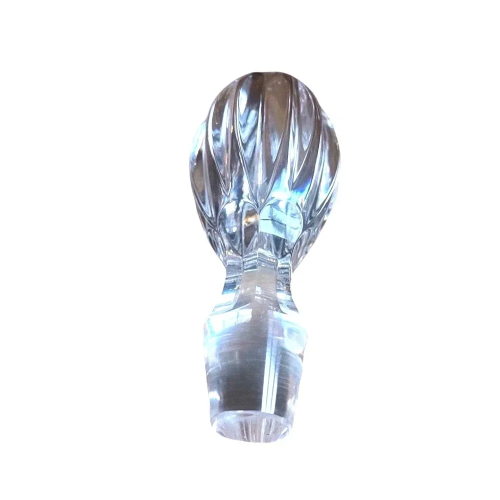 ⁠Vintage Lausitzer Bleikristall Lead Crystal Wine Decanter GDR Cut Glass 15